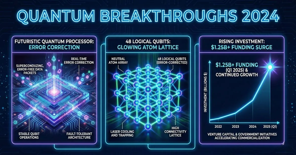 Latest Breakthroughs in Quantum Computing 2024